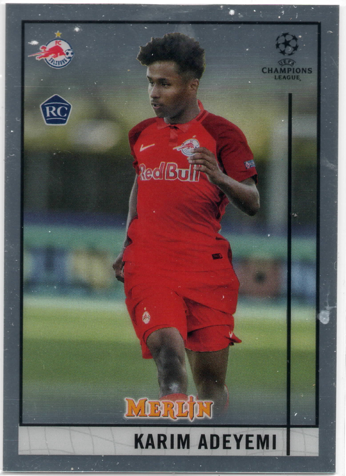 2020-21 Topps Merlin Chrome #35 Karim Adeyemi Rookie Card FC Salzburg