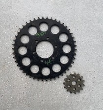 Kawasaki GPZ 750 Turbo ZX750E Front and Rear Sprocket 15t and 46t