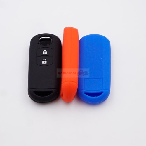 Fit MAZDA 2 3 5 6 CX-5 2 Button Remote Smart Key Fob Silicone Skin Case Cover - Picture 5 of 23