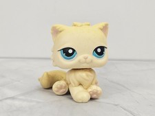 Littlest Pet Shop Crema Gatto Persiano #428 con Occhi Blu