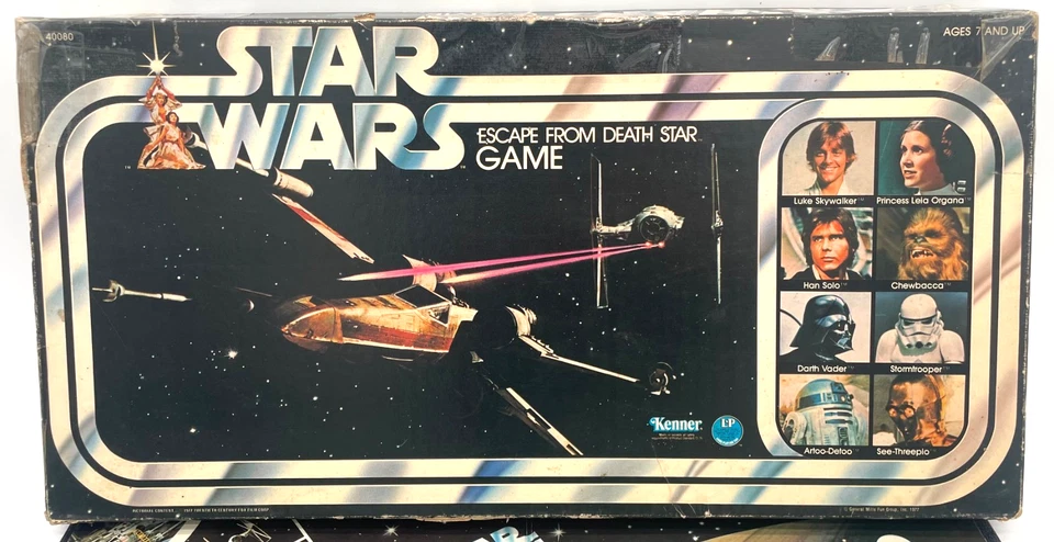 Star Wars: Escape the Death Star Board Game (1977) KENNER 100% Complete! - Image 2 of 4