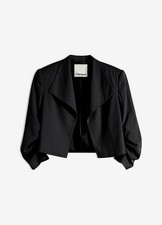 Short blazer size 38 black women's blazer sport coat short jacket jacket New