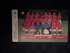 Original Mannschaftskarte FC Bayern München 2016/2017