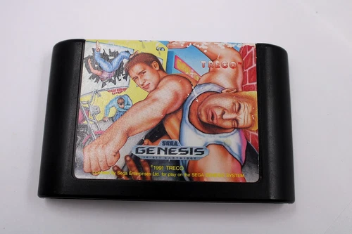 STREET SMART VERY RARE SEGA GENESIS 1991 USED LOOKS GOOD / UNTESTED