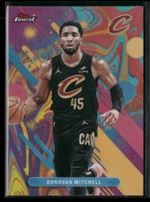 2025-26 Finest #53 Donovan Mitchell Oil Spill Refractor