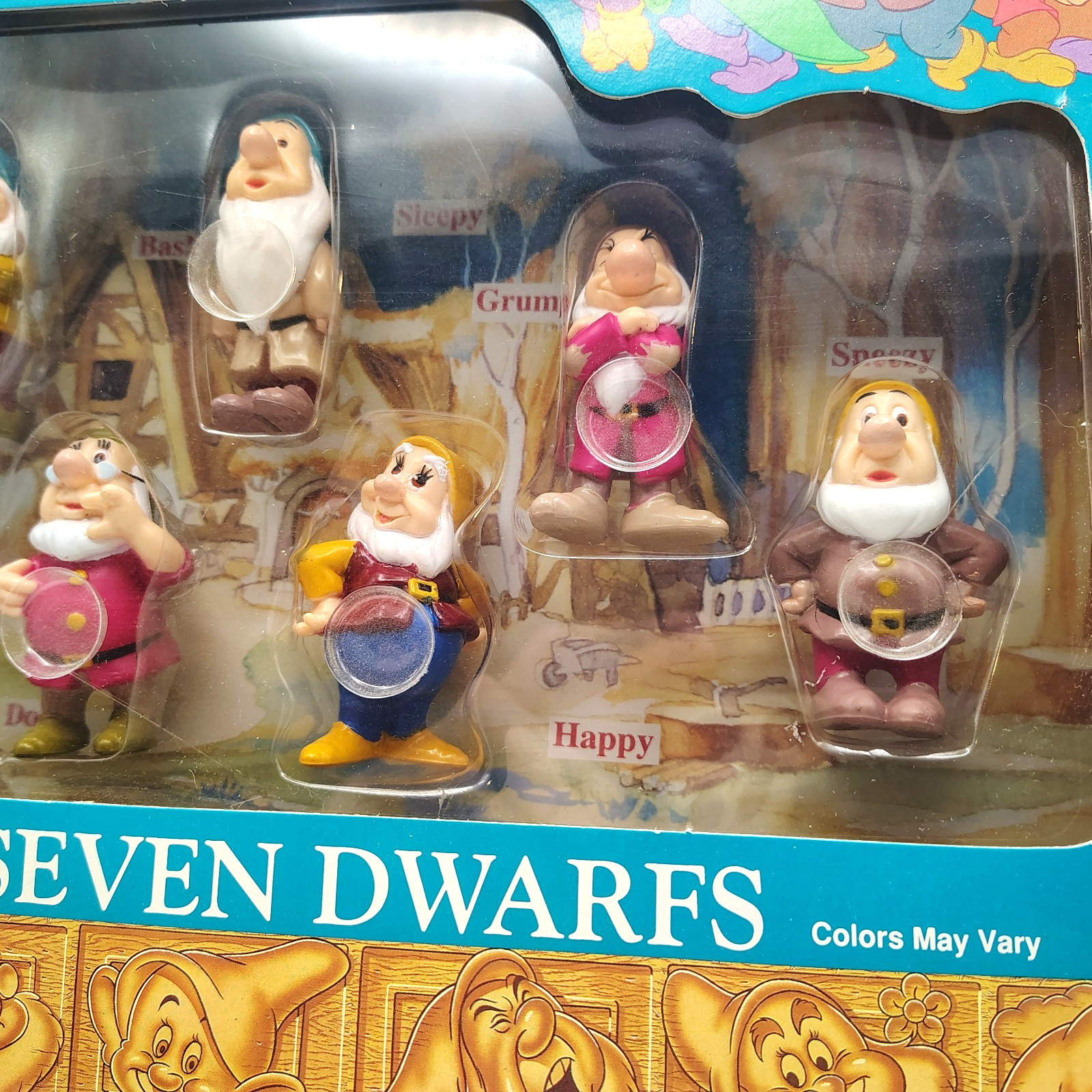 Mattel Disney's Snow White and the Seven Dwarfs Figurines - 7 Piece Set  1993