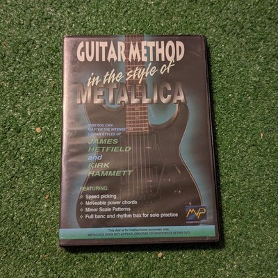 Guitar Method in the Style of Metallica Instructional DVD Curt Mitchell MVP 2001
