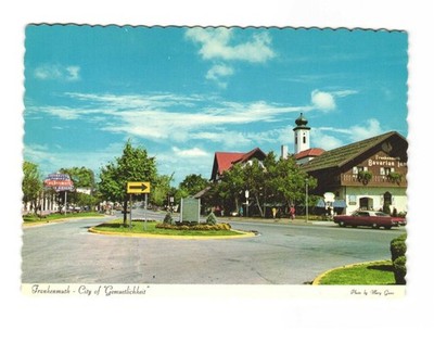 Frankenmuth Michigan City of GEMUETLICHKEIT vintage postcard unposted