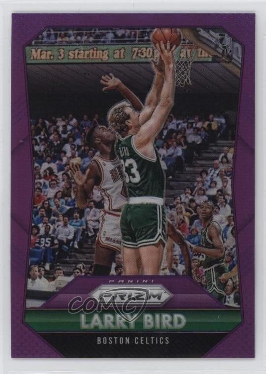 2015-16 Panini Prizm Purple Prizm /99 Larry Bird #261 HOF