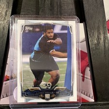 Topps 2014 Aaron Donald Rookie Card #424 St. Louis Rams NFL Football. rookie card picture