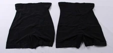 Nebility Women's High-Waisted Tummy Control Shorts 2-Pair DH3 Black 2XL NWT