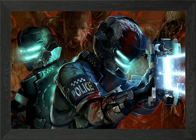 Dead Space Game Gerahmtes Wandbild Poster Leinwanddruck Bild