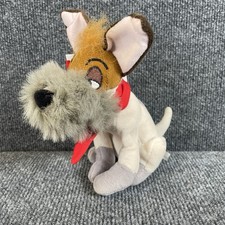Disney Store Oliver and Company Dodger Dog Bean Bag Plush Beanie NWT 7"