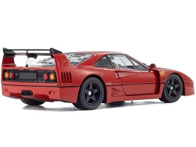 FERRARI F40 LIGHT WEIGHT LM WING RED 1/18 DIECAST MODEL CAR BY