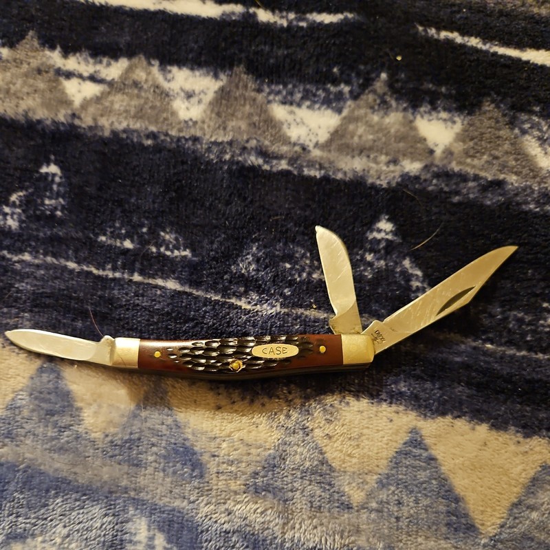 Case XX Brown Medium Stockman Pocket Knife ~ Squared Bolsters ~ 6344 SS
