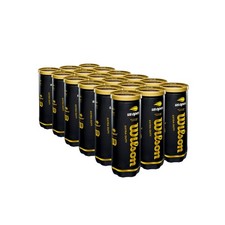 WILSON US Open Tennis Balls - Extra Duty, 24 24 Can Case 72 Balls , Yellow