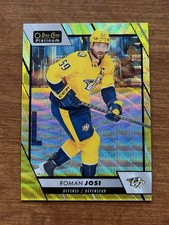 2023-24 O-Pee-Chee Platinum #162 Roman Josi — Neon Yellow Surge SP Color Match!