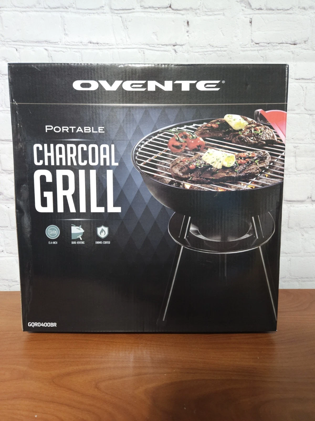 Ovente Portable Charcoal Grill