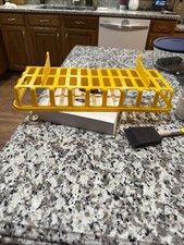 Fisher Price Fun Food Kitchen Yellow Replacement Basket Plastic Shelf Vtg 80s