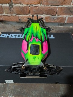 Kyosho Lazer ZX6 Buggy 1/10 Scale Model Car and parts