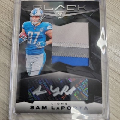 2023 Panini Black - Rookie Patch Autographs Sam LaPorta #222  27/199 Tri Color🔥