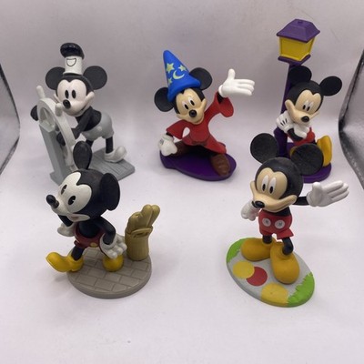 Disney Mickey Mouse Steamboat Willy Lot of 5 Set 2.5'' Figures Just Play 2018