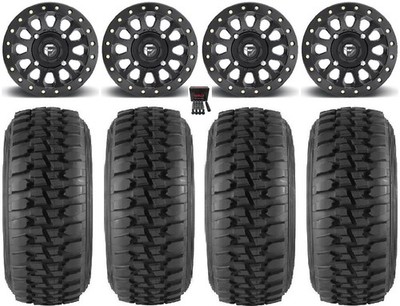 Fuel Vector Bdlk 15'' Wheels 32'' DS Soft Tires Can-Am Commander Maverick