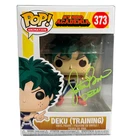 Justin Briner Signed Funko Pop My Hero Academia Deku #373 Autographed JSA COA