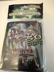 6-YU-GI-OH  ZEXAL DECK PROTECTOR  PACKS -LOT OF 6 PACKS -50CT = 300 SLEEVES-$$$