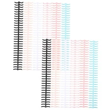 12pcs Click Binding Spines Plastic Loose-Leaf Coil Segmented Binders Notebook...