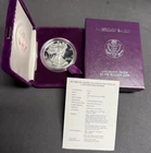 1987-S GEM PROOF American Silver Eagle Dollar w/ Box + CoA ASE $1 bullion 1 oz