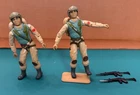 Vintage GI Joe ARAH Airborne 1983 Two Complete figures (Read)
