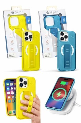 Grip2U Slim Grip Band Schutzhülle für IPHONE 16 Pro Max / / 15 Magnetisch