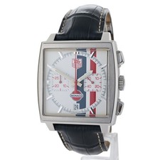 TAG Heuer Gulf Monaco Vintage CW2118 Limited Edition 38mm White Men's Watch 2