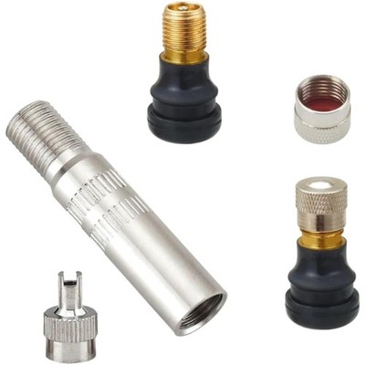 Tubeless Ventil E-Scooter Adapter Set 2 Stück Kompatibel mit Xiaomi Ninebot