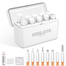 iPhone Cleaning Kit for Charging Port Phone USB C with Storage Case, White