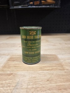 Vintage John Deere 1937 100th Anniversary Centennial Oil Can Coin Bank