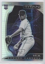 2022 Panini Chronicles Titan Hyper Prizm 290/299 Edward Cabrera #6 0ky0