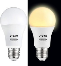 Dusk to Dawn Light Bulbs LED 9W(=60W) Warm White 3000K E27 850LM Outdoor 2-Pack