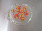 Vintage Pyrex 475C Chicken Clear Glass Replacement  Lid