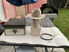 Vintage Great 50-60 Resistol Beaver Rancher Size 7-1/8+++ 7-1/4 Box Opt.