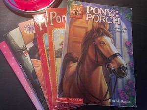 Horse Books Lot Juvenile Fiction Vintage and Newer-Used Good