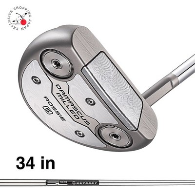 Odyssey DAMASCUS MILLED ROSSIE S Putter 34 in STROKE LAB 90 Steel Shaft RH 2026