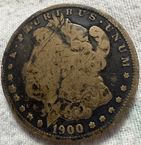 1900-0 E.plutonic. Unum Morgan Silver Dollar    Good Condition