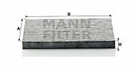 Mann-Filter CUK 2035 Filter, Cabin Luft FüR Toyota