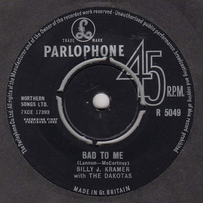 Billy J. Kramer & The Dakotas - Bad To Me (VINYL)