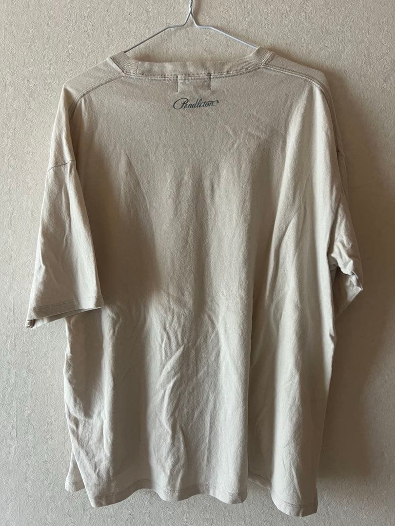 PENDLETON × BAYFLOW Ivory Geometric Pattern Tee M - image 4