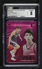2022 Panini Chronicles Draft Picks Essentials Pink Chet Holmgren #1 CGC 8 0mx2