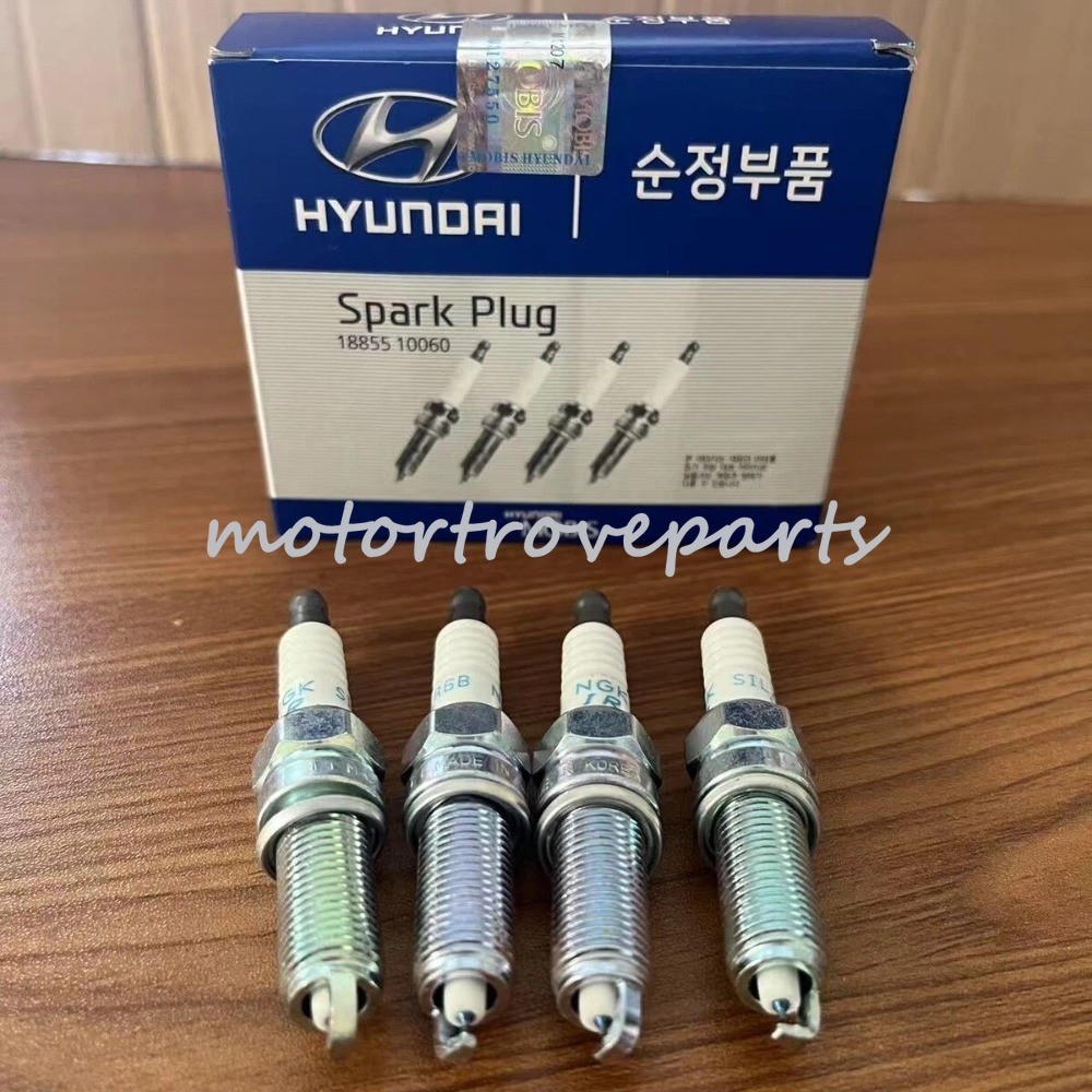 4x Iridium SILZKR6B10E Spark Plugs For Hyundai ACCENT KIA RIO SOUL 18846-10060