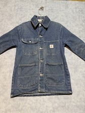Pointer Brand Chore Coat Made in USA Raw Denim White Oak Cone Mills XS